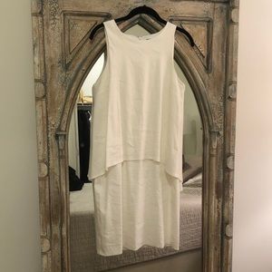 Antonio Melani Linen Blend Dress, White